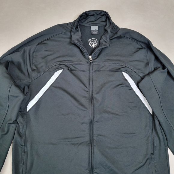 Nike Hoop Tech Basketball Warm Up Jacket Black Reflective Stripes Men’s Large - Picture 3 of 14